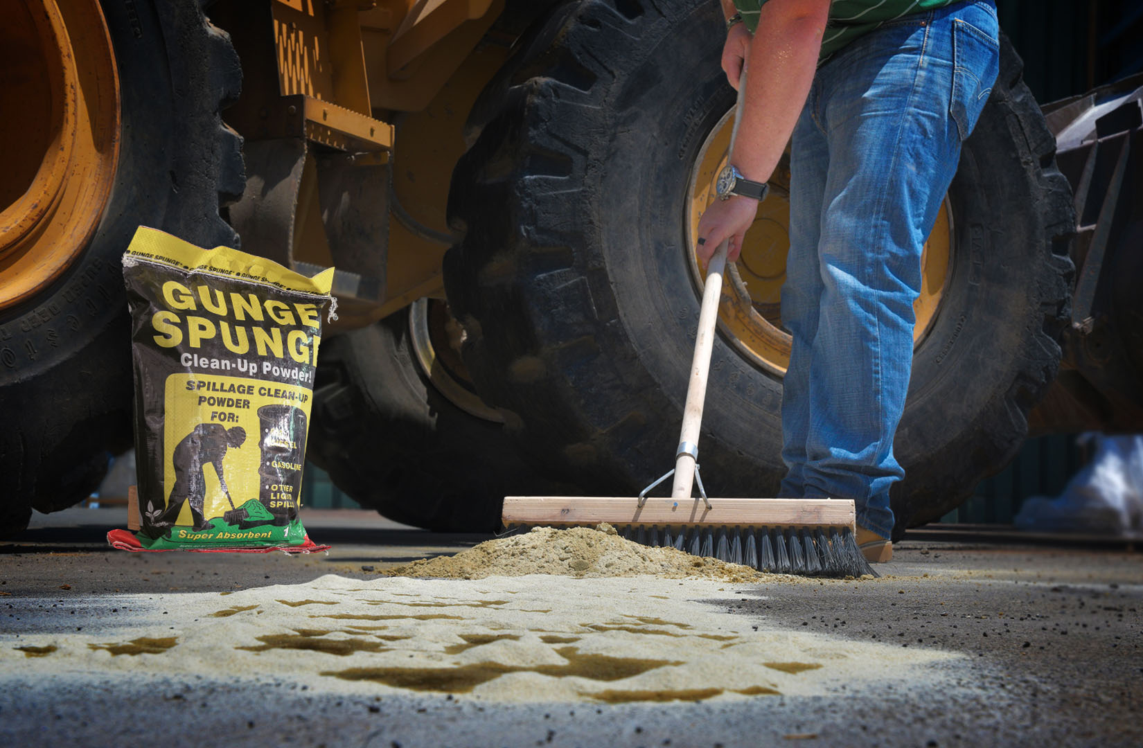 A person sweeping the ground with a broom

AI-generated content may be incorrect.