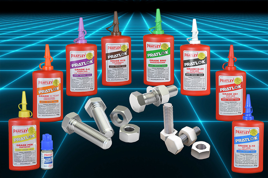 The Pratley Pratlok® range consists of anaerobic adhesives that cure in the absence of oxygen. 